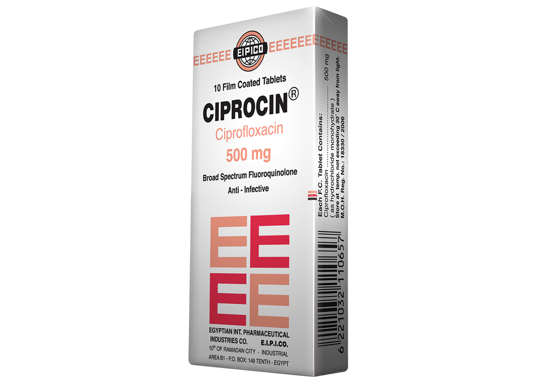 Ciprocin 500 mg 10 tablets