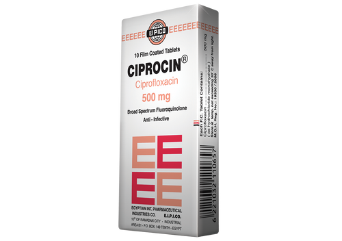 Ciprocin 500 mg 10 tablets
