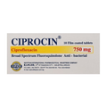 Ciprocin 750 mg 10 tablets