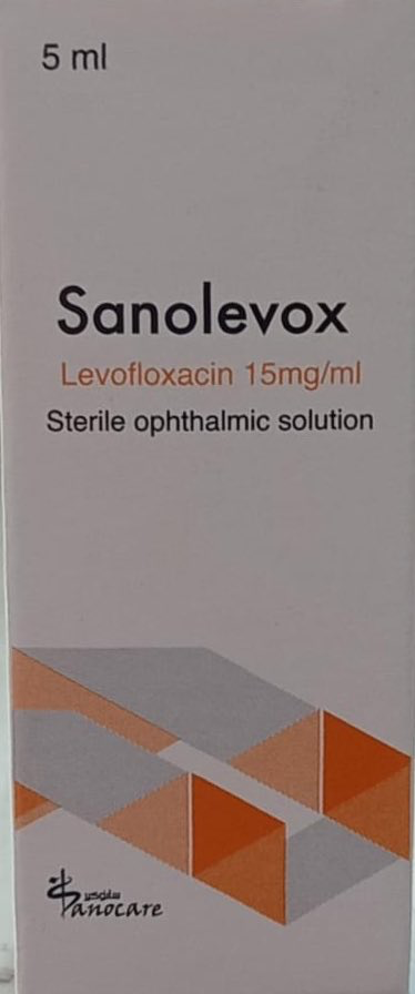 Sanolevox 15 mg Eye drops 5 ml